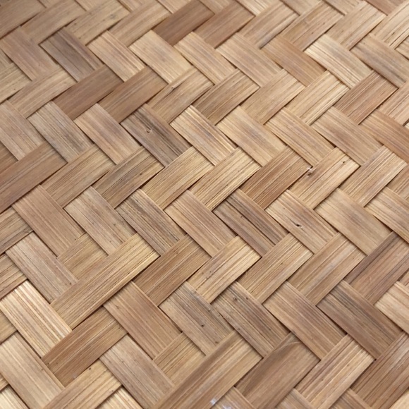 Boho Rattan Natural Wicker Wood tray Wall Hanging - Picture 12 of 12